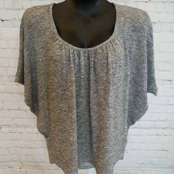 VELVET Graham & Spencer Dolman Sleeve Top Metalic - Picture 1 of 8